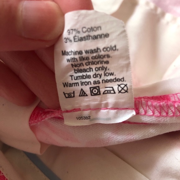 J. Crew factory pink and white shorts - Picture 6 of 6